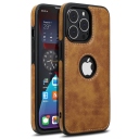 iPhone 11 Pro Θήκη Κινητού από Οικολογικό Δέρμα - Back Leather Case Brown - Image 1