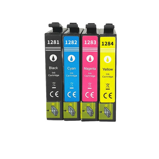 Epson T 1281 -Τ 1284 Πακέτο Συμβατά Μελάνια Εκτυπωτή