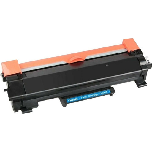 Συμβατό Toner για Laser Εκτυπωτή Brother TN-2420 3000 Σελίδων Μαύρο με Chip