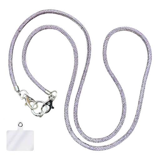 Μακρύ Λουράκι για Κινητό με 2 Σημεία Στήριξης - Λιλά