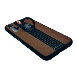 Θήκη Huawei Nova 5T / Honor 20 Pro - Καφέ με Ring Stand