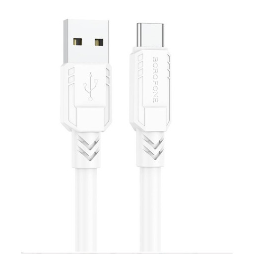 Καλώδιο Ταχείας Φόρτισης 3.0A USB σε Type-C 1m Borofone Extra Durable