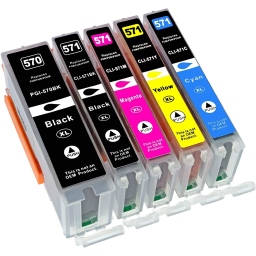 Canon PGI570 - CLI571 XL Pack - Σετ Συμβατά Μελάνια Εκτυπωτή