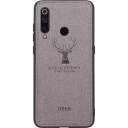 DEER CLOTH BACK CASE FOR HUAWEI P30 LITE - GREY - Image 1