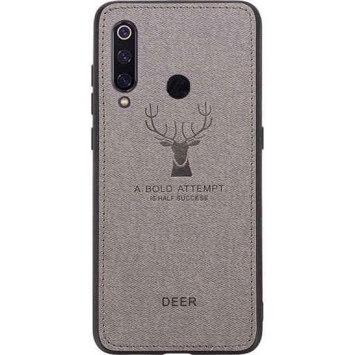 DEER CLOTH BACK CASE FOR HUAWEI P30 LITE - GREY