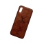 DEER CLOTH BACK CASE FOR SAMSUNG GALAXY A02 - BROWN