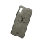 DEER CLOTH BACK CASE FOR SAMSUNG GALAXY A02 - GREY