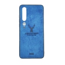 DEER CLOTH BACK CASE FOR XIAOMI Mi 10 - BLUE - Image 1