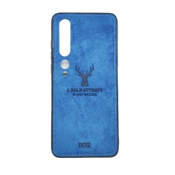 DEER CLOTH BACK CASE FOR XIAOMI Mi 10 - BLUE