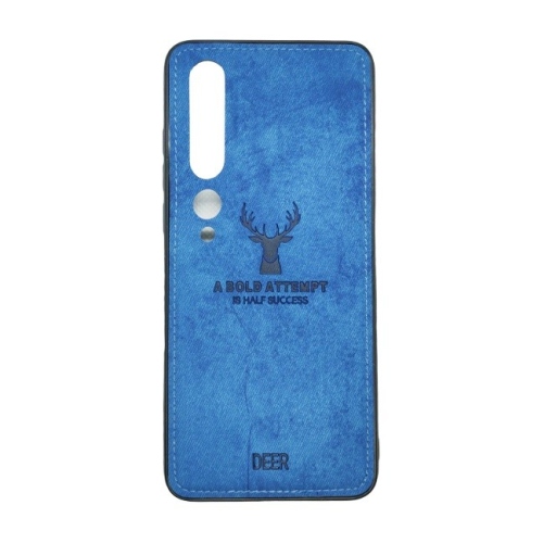 DEER CLOTH BACK CASE FOR XIAOMI Mi 10 - BLUE