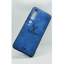 DEER CLOTH BACK CASE FOR XIAOMI Mi 10 - BLUE - Image 2