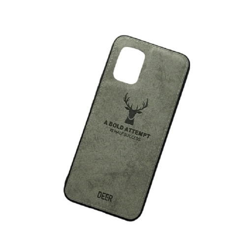 DEER CLOTH BACK CASE FOR XIAOMI Mi 10 Lite - GREY