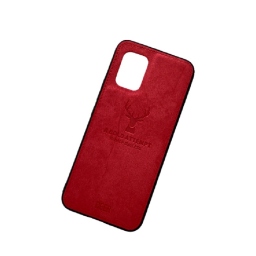 DEER CLOTH BACK CASE FOR XIAOMI Mi 10 Lite - RED