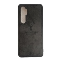 DEER CLOTH BACK CASE FOR XIAOMI Mi Note 10 Lite - BLACK - Image 1