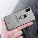 DEER CLOTH BACK CASE FOR XIAOMI Mi Note 10 Lite - RED - Image 3