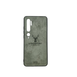 DEER CLOTH BACK CASE FOR XIAOMI Mi NOTE 10 PRO - GREY