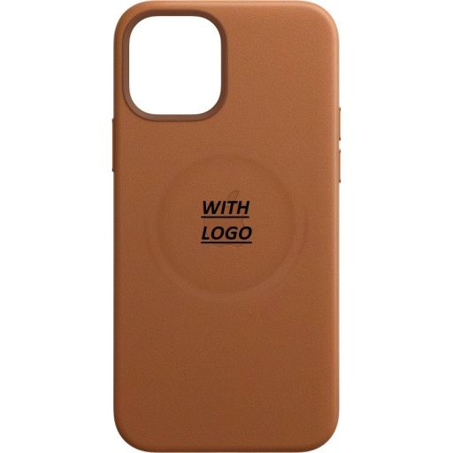 Δερμάτινη MagSafe Animation iPhone 12 Brown - Luxuri Leather Case