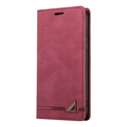 ΔΕΡΜΑΤΙΝΗ ΘΗΚΗ ΠΡΟΣΤΑΣΙΑΣ ΤΥΠΟΥ WALLET ΓΙΑ XIAOMI POCO X4 PRO 5G ΤΡΙΑΝΤΑΦΥΛΛΙ - LUXURY LEATHER FLIP CASE ROSE RED - OEM