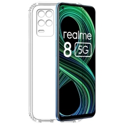 Διάφανη Θήκη Σιλικόνης για Realme 8 5G με Προστασία Κάμερας