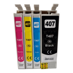 Epson 407XL Πακέτο - Σετ Συμβατά Μελάνια Εκτυπωτή