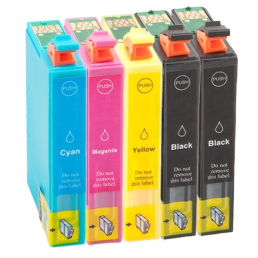 Epson T1281-Τ1284 Pack - Σετ Συμβατά Μελάνια Εκτυπωτή