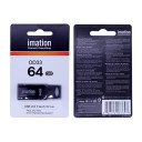 USB Flash Drive Imation OD33 64GB, USB 2.0 Μαύρο - Image 2