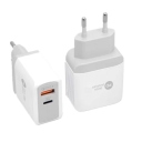 Φορτιστής Οικιακός Xnous QC20 USB 3 - PD 20W Λευκός - Image 3