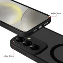 Θήκη Samsung Galaxy A17 Matte Μαύρη – Με MagSafe Ring & Προστασία Κάμερας - Image 2