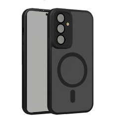 Θήκη Samsung Galaxy A17 Matte Μαύρη – Με MagSafe Ring & Προστασία Κάμερας