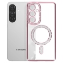 Galaxy A56 Θήκη Σιλικόνης με Glitter - Strass Rose - Image 2