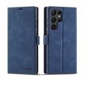 Galaxy S24 Ultra Δερμάτινη Θήκη Μαγνητική Blue Case - Image 1