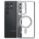 Galaxy S25 Ultra Θήκη Σιλικόνης με Glitter - Strass Silver - Image 3