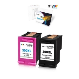HP 300XL Pack - Πακέτο Συμβατά Μελάνια Black και Color