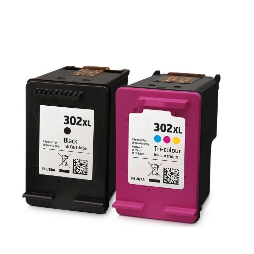 HP 302 XL Pack - Σετ Συμβατά Μελάνια Black και Color