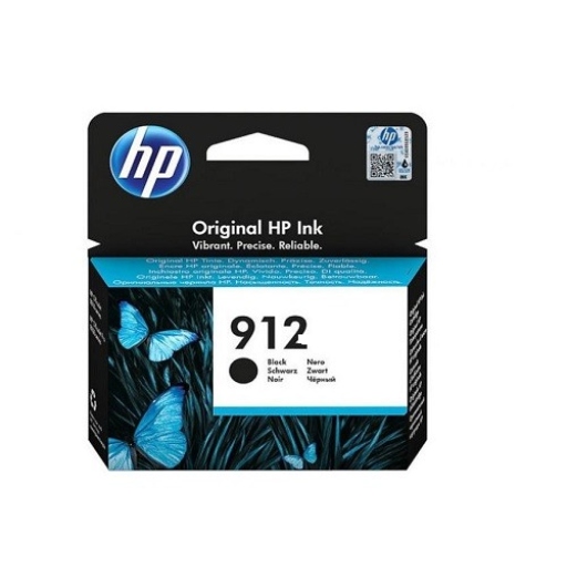 HP 912 Black Original - Γνήσιο Μελάνι Εκτυπωτή InkJet Μαύρο