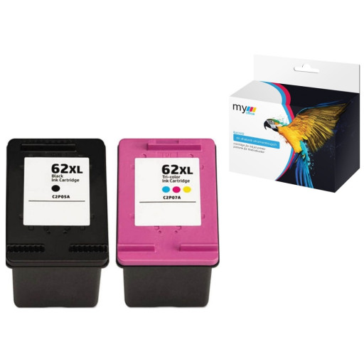 MyOffice HP 62XL Πακέτο Συμβατά Μελάνια Εκτυπωτή