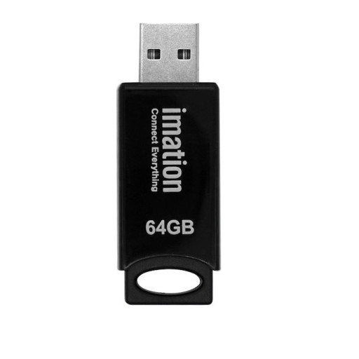 USB Flash Drive Imation OD33 64GB, USB 2.0 Μαύρο