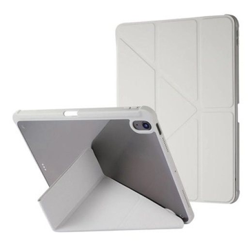 iPad Air 9.7 inch 2017-2018 Θήκη Τάμπλετ Μαγνητική με Προστασία Κάμερας και Θέση για Γραφίδα - Tablet Case - Grey