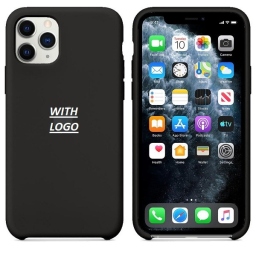 iPhone 11 Pro Max Θήκη Σιλικόνης - Back Case Silicone Black
