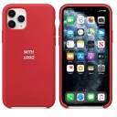 iPhone 11 Pro Max Θήκη Σιλικόνης - Back Case Silicone Red - Image 1