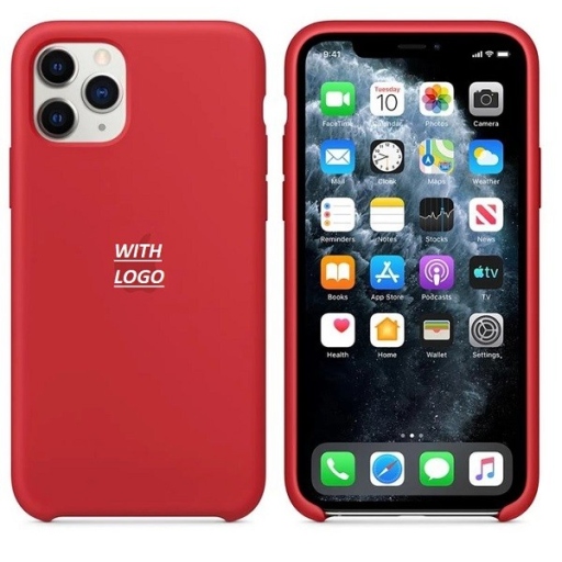 iPhone 11 Pro Max Θήκη Σιλικόνης - Back Case Silicone Red