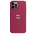 iPhone 11 Pro Max Θήκη Σιλικόνης - Back Case Silicone Wine Red - Image 1