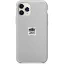 iPhone 11 Pro Θήκη Σιλικόνης - Back Silicone Case Grey Stone - Image 1