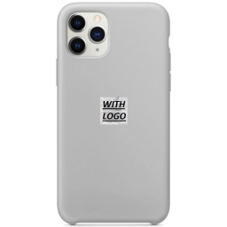 iPhone 11 Pro Θήκη Σιλικόνης - Back Silicone Case Grey Stone