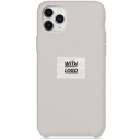 iPhone 11 Pro Θήκη Σιλικόνης - Back Silicone Case Light Grey - Image 1