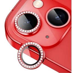 iPhone 11 Προστασία Κάμερας Στρας Κόκκινα - Camera Protector Ring Lens Red