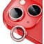 iPhone 11 Προστασία Κάμερας Στρας Κόκκινα - Camera Protector Ring Lens Red