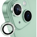 iPhone 11 Προστασία Κάμερας Στρας Πράσινα - Camera Protector Ring Lens Green - Image 1