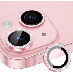 iPhone 11 Προστασία Κάμερας Στρας Ροζ - Camera Protector Ring Lens Pink