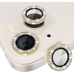 iPhone 11 Προστασία Κάμερας Στρας Χρυσαφί - Camera Protector Ring Lens Gold